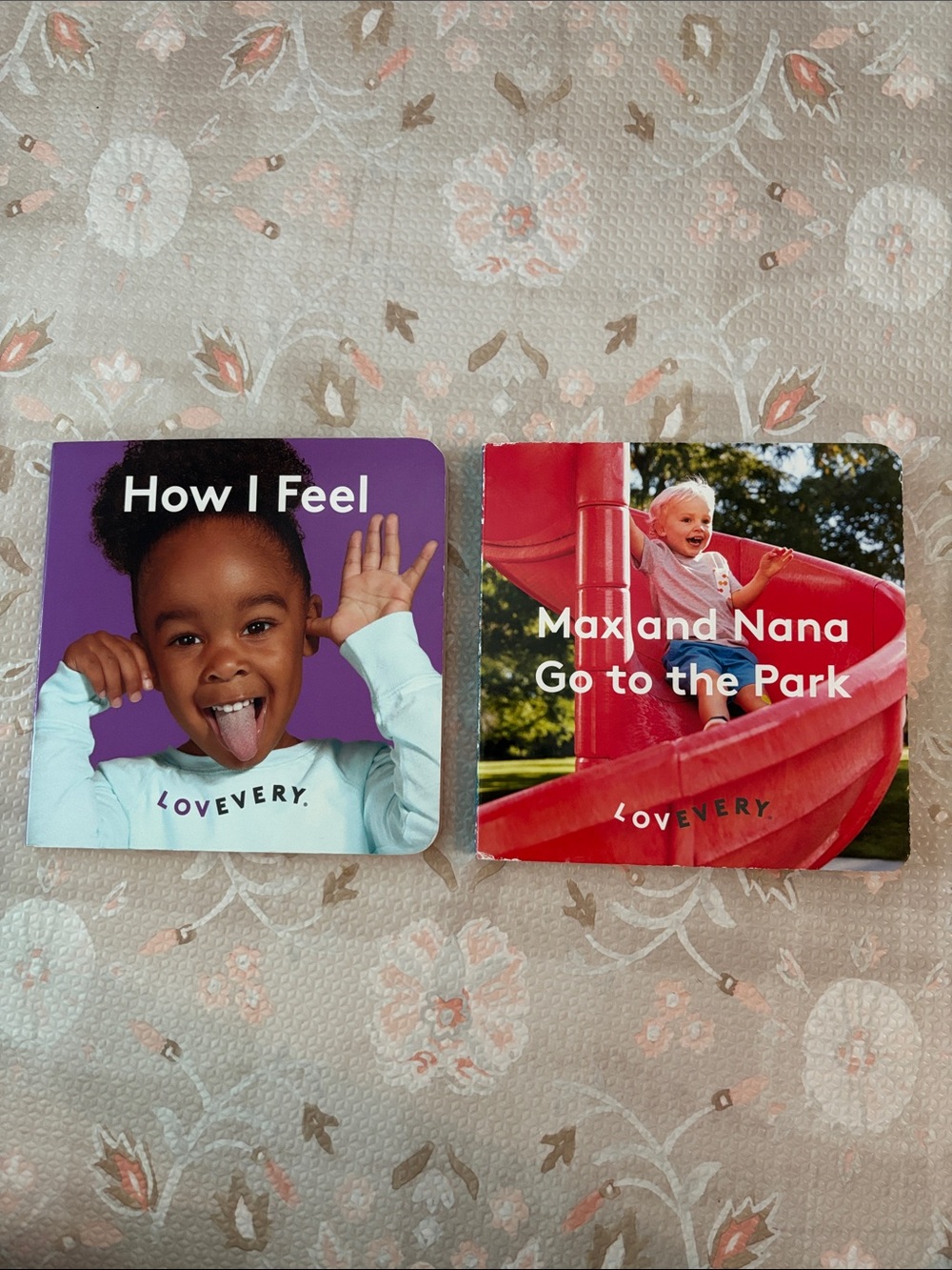 Lovevery Board Book Set - How I Feel & Max and Nana Go to the Park